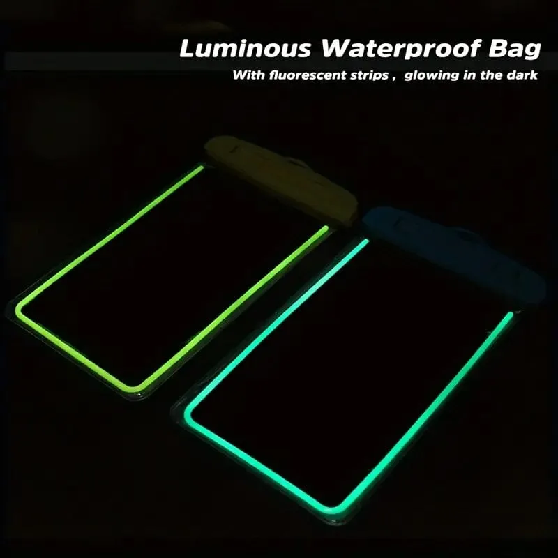 Transparent Luminous Phone Dry Bag