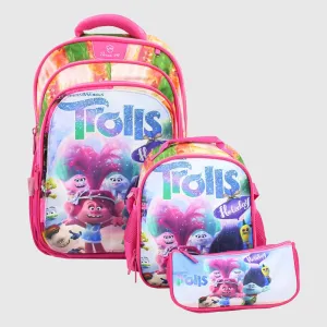 Trolls 19 Inches School Set