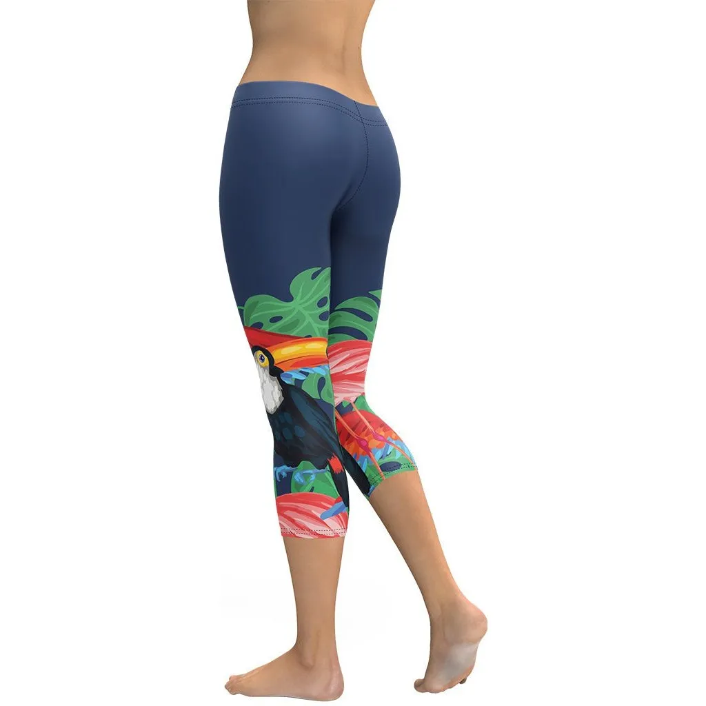 Tropical Birds Capris