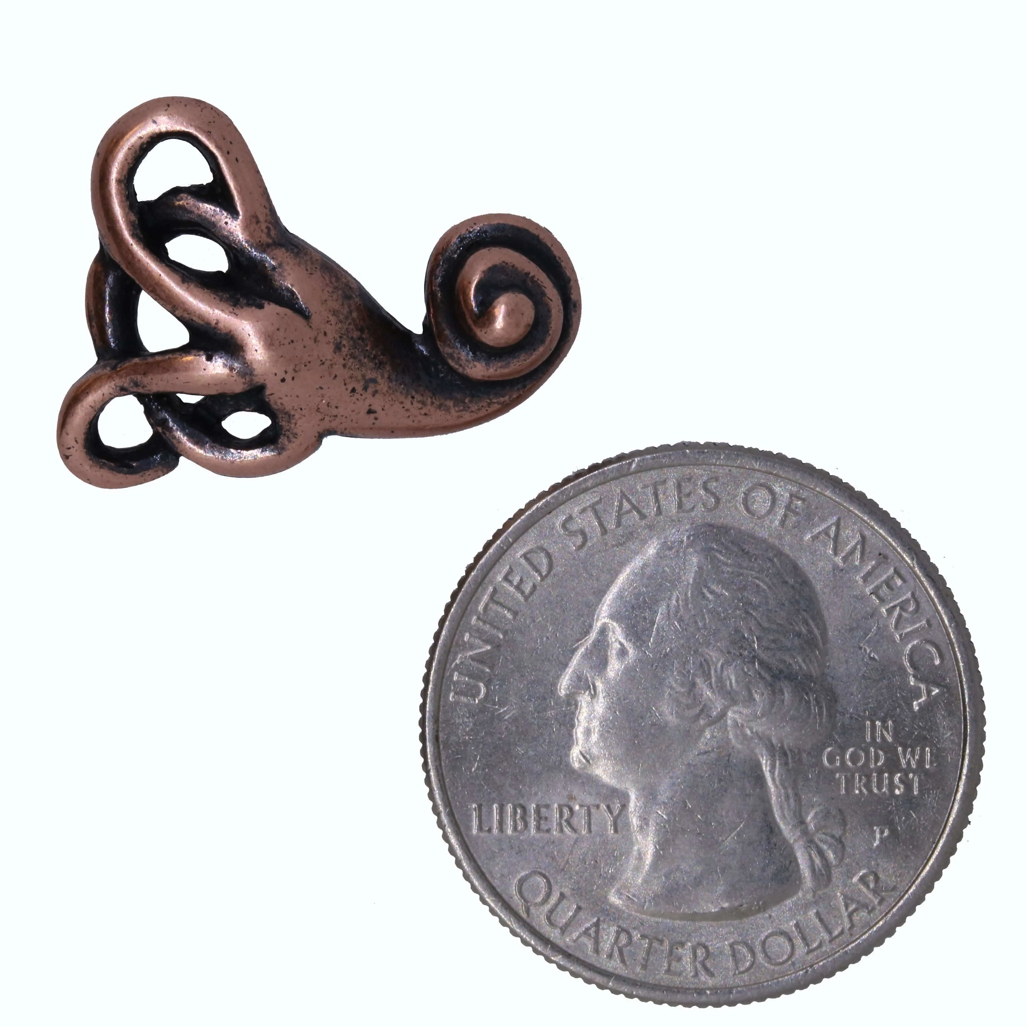 Vestibular System Copper Lapel Pin