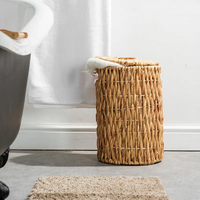 Vietnamese Laundry Hamper with Lid - Round