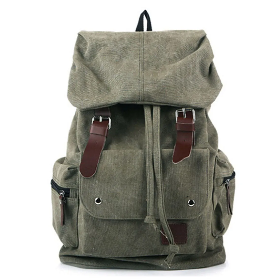 Vintage Canvas Traveler School Backpack