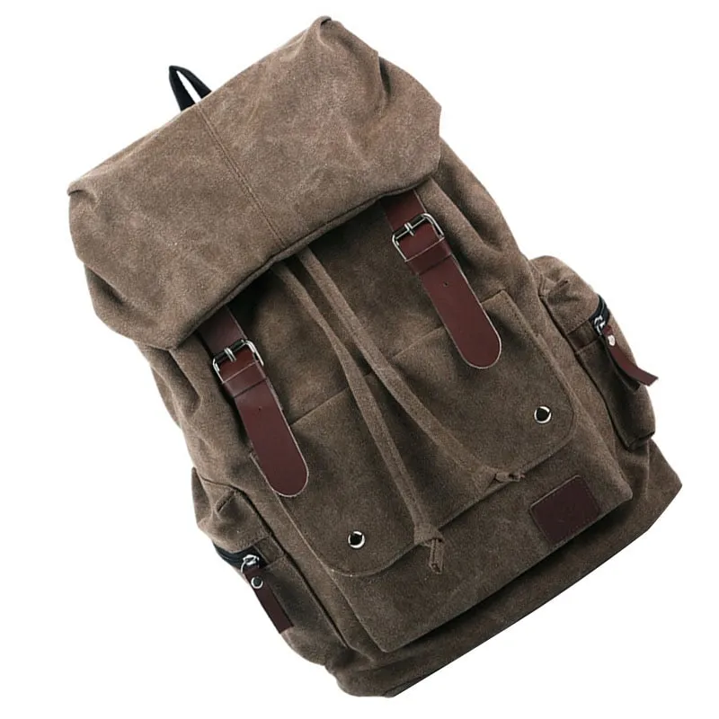 Vintage Canvas Traveler School Backpack