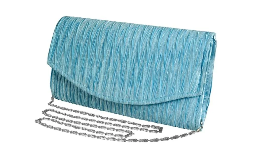 Vintage Satin Pleated Handbag Clutch