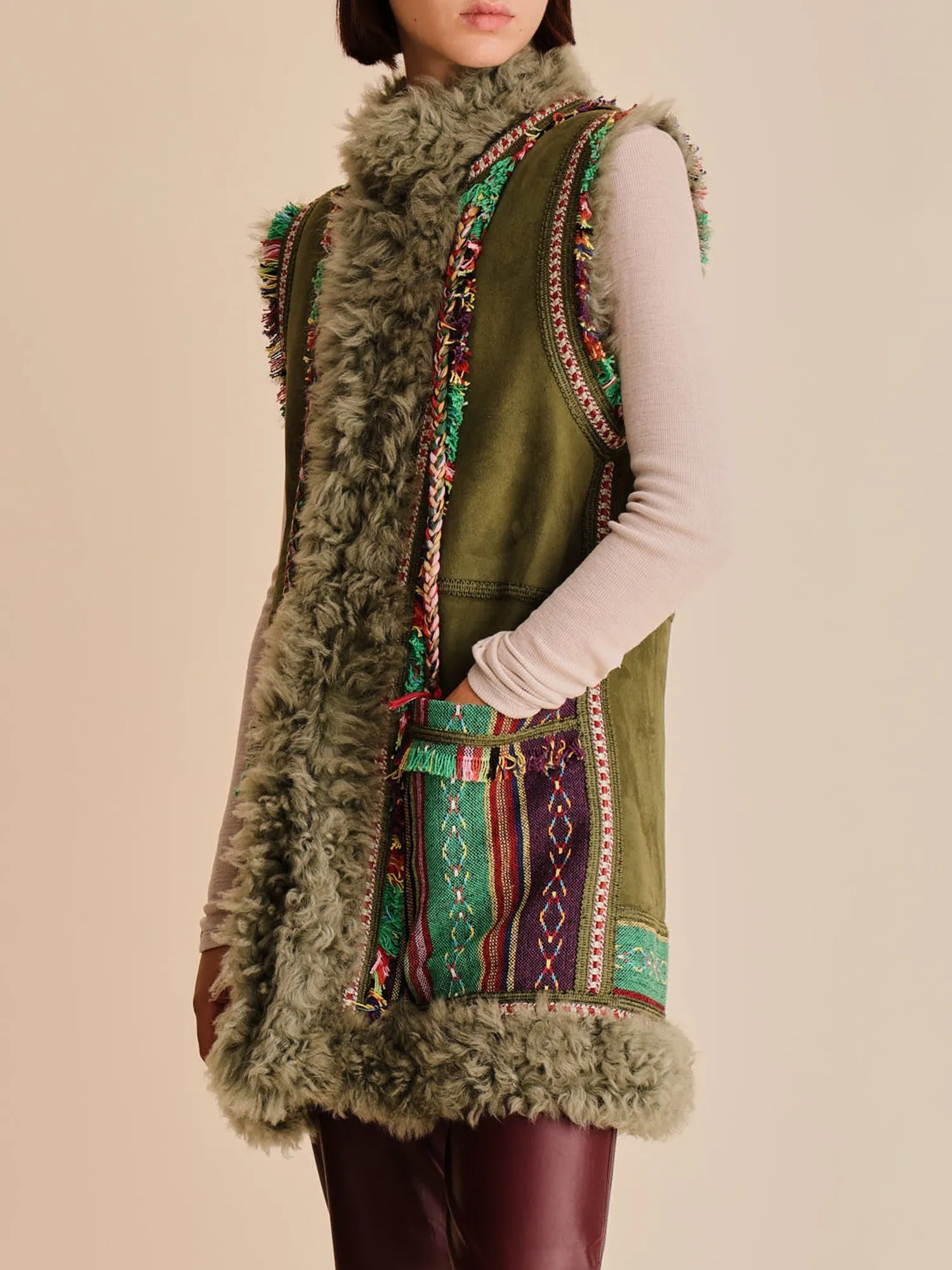 Vonda Shearling Vest