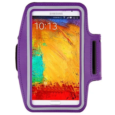 Waterproof Genernal Style PU Leather Case For Samsung Galaxy Note 1 2 3 4 N9100 Running Arm Band For Note4 Cell phone case