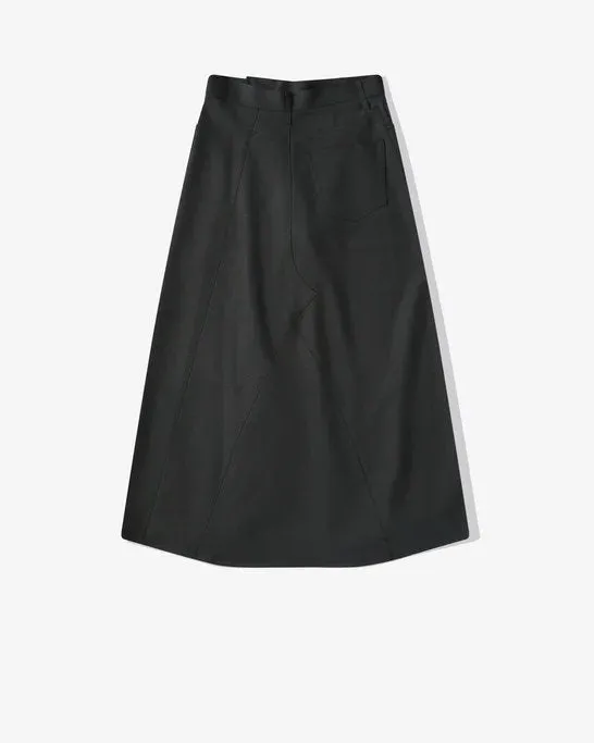 Wool Polyester Serge Skirt