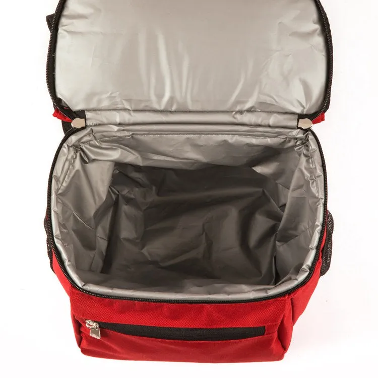 Zuma Backpack Cooler, Red